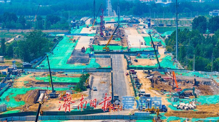 济南黄河大道二期：串联跨黄通道 织密起步区“三横七纵”路网