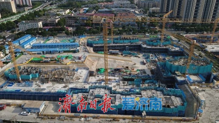 张刘安置房项目A4地块住宅楼全面冲出正负零