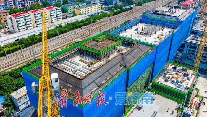 紧邻大明湖！济南角楼庄A地块加快建设，老城迎来全新商业街区