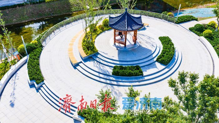 槐荫腊山河滨河绸带公园全新开放 0.7公里河段变身民生幸福廊道