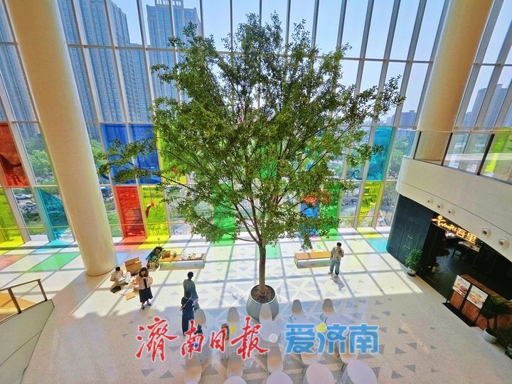 绿植添韵扮靓商场 生态休闲赋能购物新体验