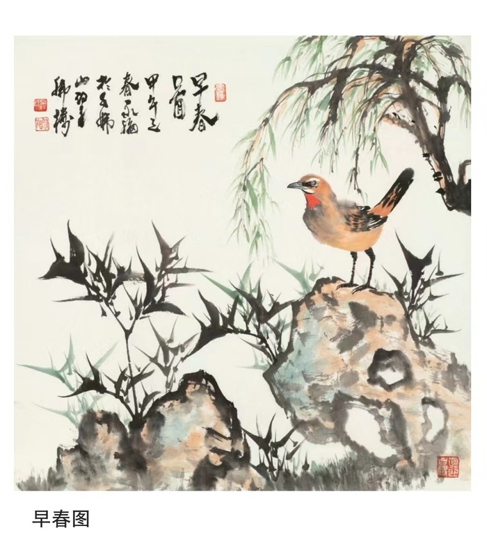 “齐鲁墨韵——吴永福中国画巡回展”第四站（临朐）暨捐赠仪式在潍坊临朐举办