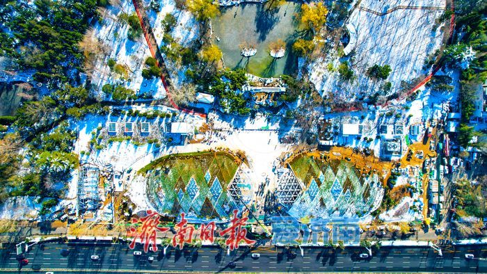 穹顶披绿衣 地铁融公园 济南地铁4号线泉城公园站打造生态新地标