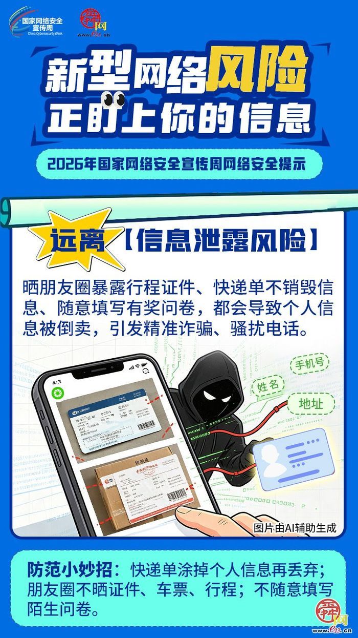 警惕新型网络风险 筑牢个人信息安全防线