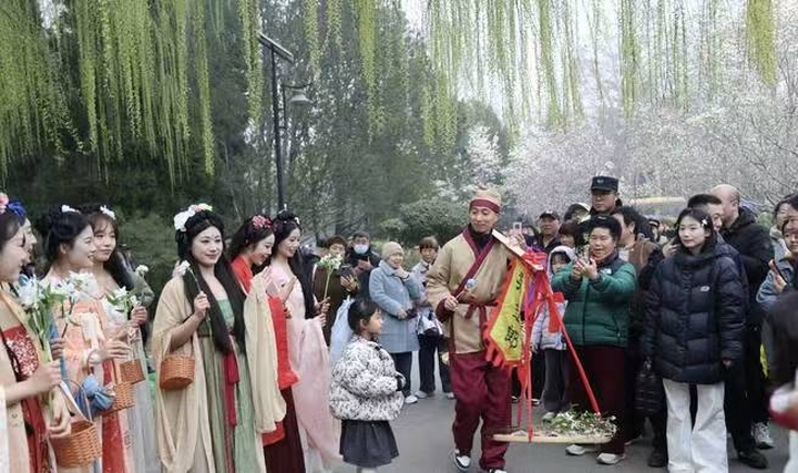 古韵新潮交织,百花春日赏花再掀热潮