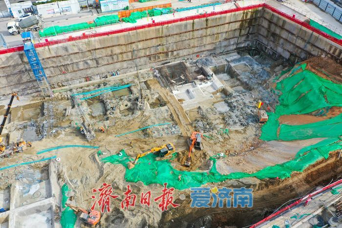 项目强省会｜洪楼TOD项目二期A1地块建设稳步实施，济南首家京东MALL将入驻