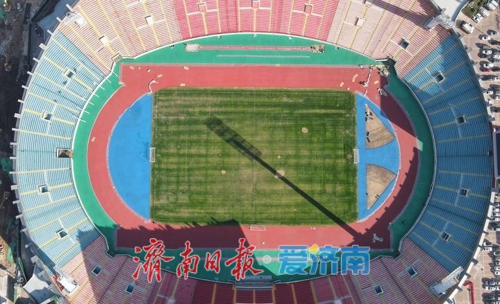 项目强省会｜山东省体育中心内场塑胶跑道升级改造展新貌