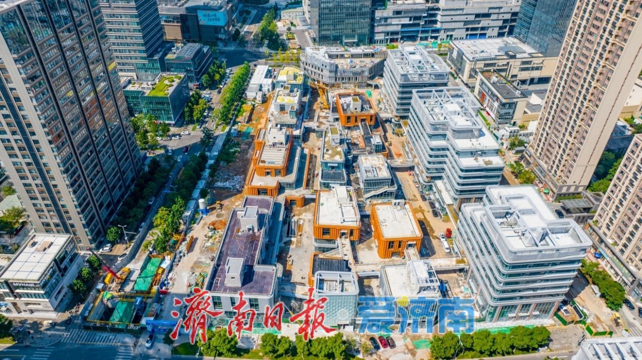 项目强省会｜济南CBD核心区商业新地标亮相 绿地A3、A4地块项目进入收尾阶段