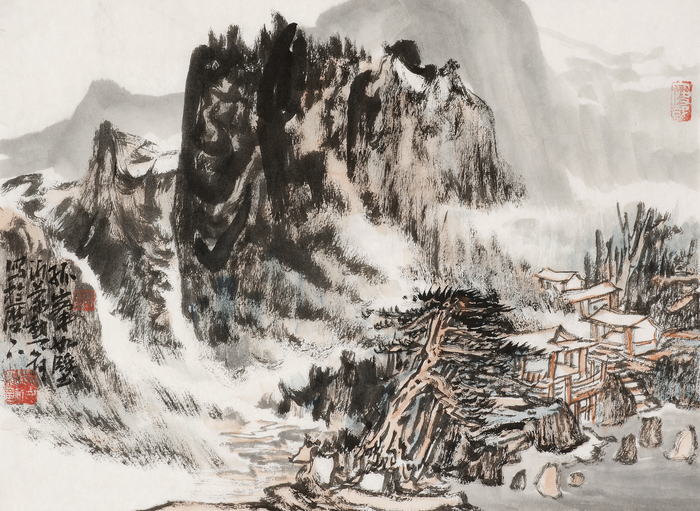 赵德勋山水小品｜传统法度融现代意蕴 笔简意浓写纸短情长