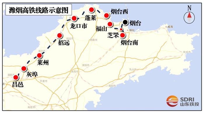 最后一项控制性工程开工！潍烟高铁即将接入烟台枢纽