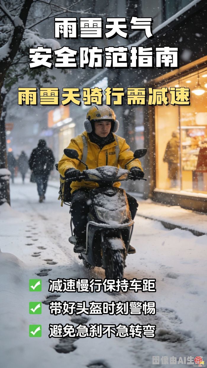 雨雪天气安全防范指南