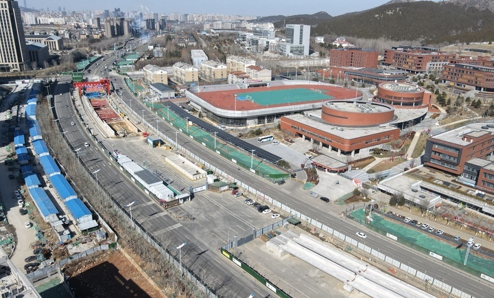 地下段连接高架段箱梁开始架设，济南轨交8号线将从这里上“高架”