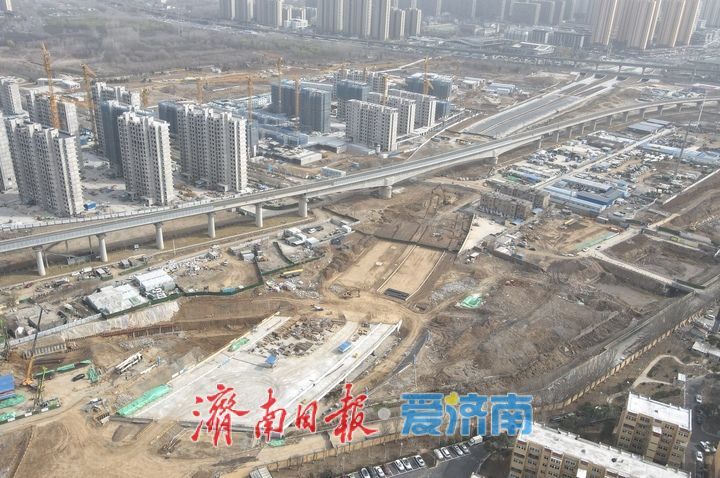 济南奥体西路北延工程即将下穿黄东联络线