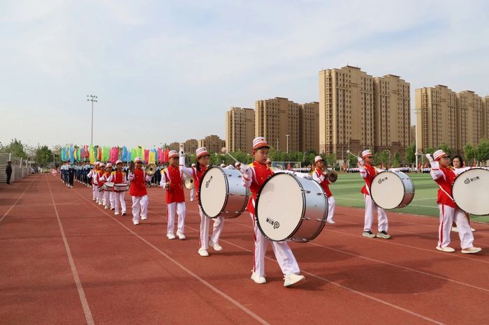 运动展风采！商河县新航实验学校举行2024年田径运动会