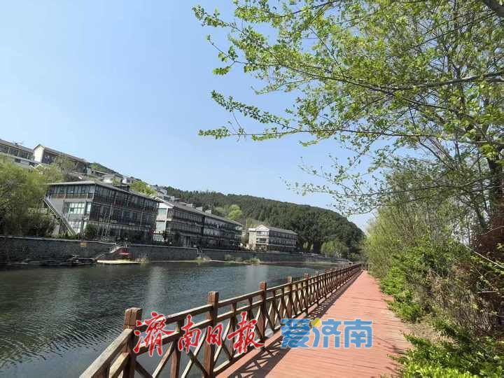 一年四季 泉在济南丨济南锦阳川河水潺潺春色浓 山水画卷引客来