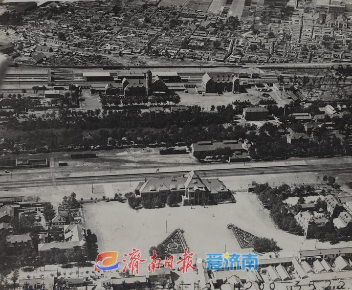 航拍视角下，1928年济南两座老火车站的历史定格