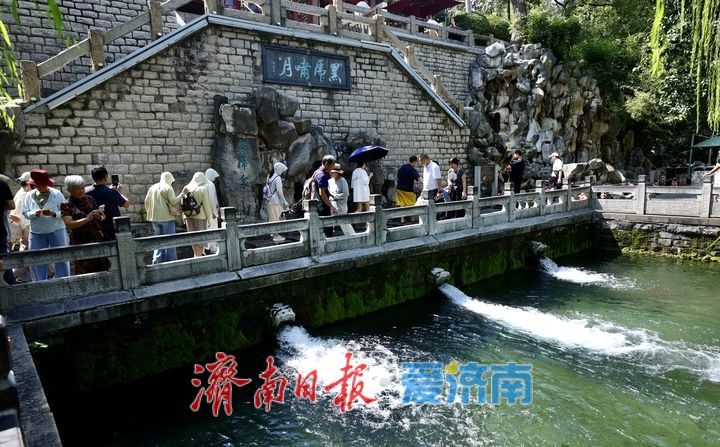 一年四季 泉在济南丨秋日胜春朝，黑虎泉畔人气旺