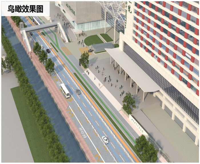 济南文化西路两座过街天桥规划公示，其中一座造型让你想不到