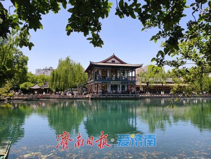 初夏五龙潭风光旖旎 游鱼戏水引客流连