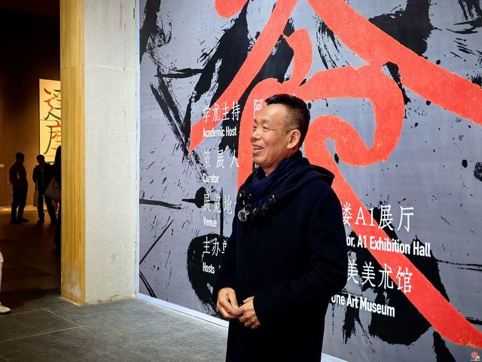 词语和书写的边界：刘彦湖卢俊舟双个展启幕 探索书法当代性新表达