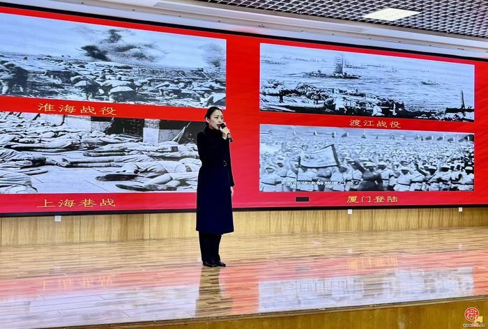 “英雄山薪火”宣讲团“五进”活动暨“伟大胜利”济南战役史实展巡展走进济南大学