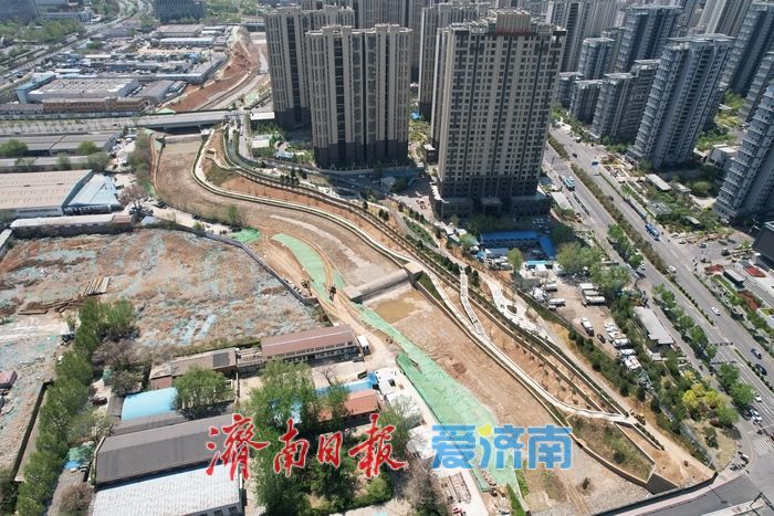 项目强省会｜大辛河（工业南路段）河道综合整治工程初具规模