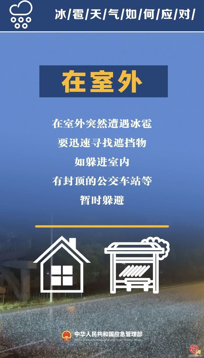 济南发布冰雹橙色预警，冰雹天气这样应对！
