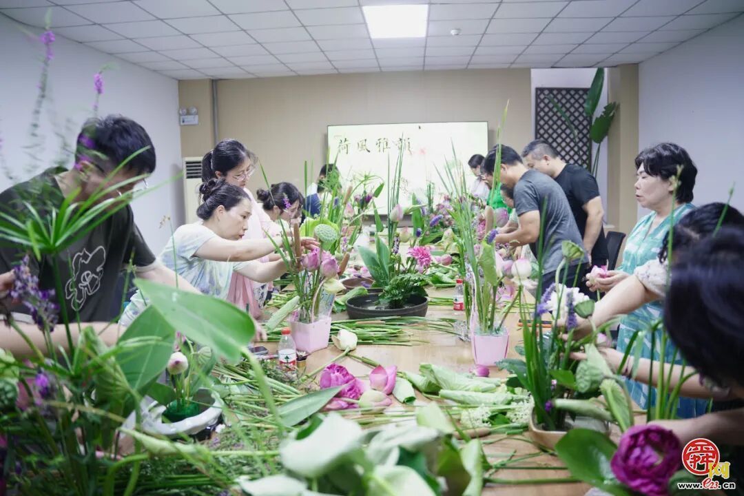 荷风雅致，艺润初心｜泉民园艺中心领航店荷花主题插花科普活动圆满落幕