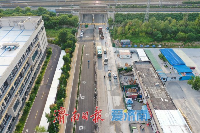 济南聊城路关键段半封闭施工，修通后周边居民出行大利好