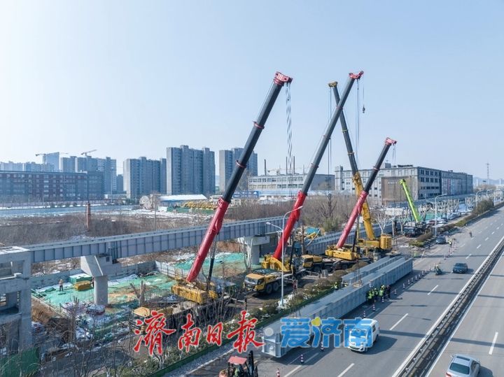 项目强省会｜济南高新东区云巴全线贯通32座车站全部封顶