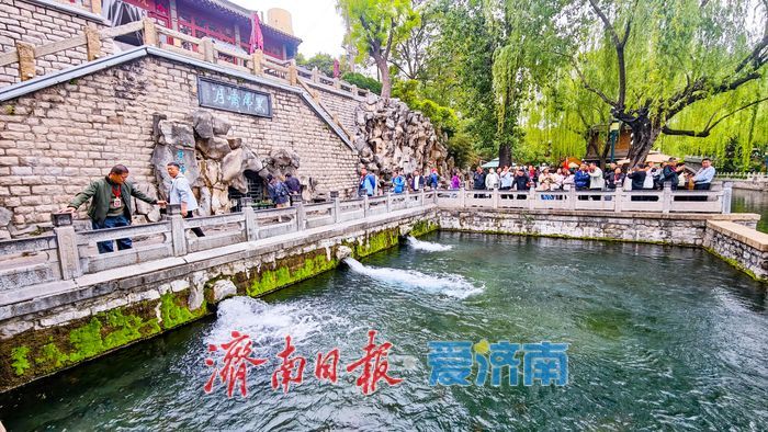 一年四季 泉在济南丨一泉一市一春日！黑虎泉畔水墨韵 花朝荟里烟火情