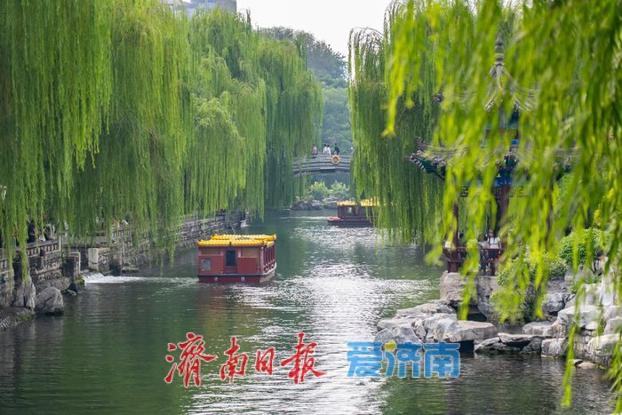 一年四季 泉在济南丨泉水之上看泉城，秋日画舫受青睐