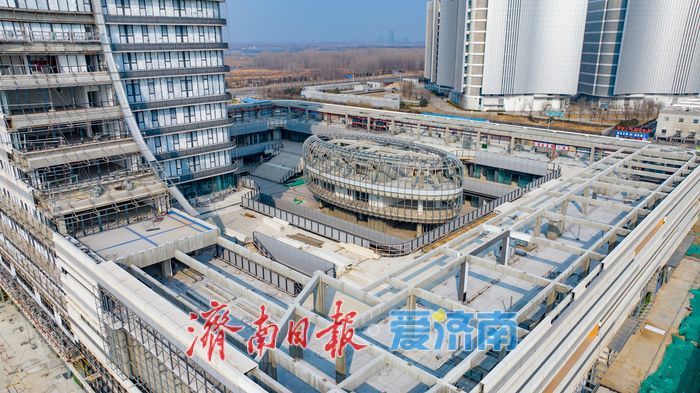 项目强省会｜济南西部新地标即将亮相：智慧停车场项目进入收尾阶段