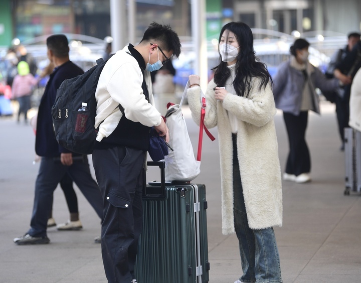 2024年春运临近尾声，济南火车站客流平稳有序