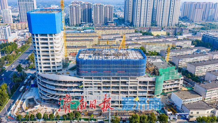 项目强省会丨济南天桥万融广场加速成型 打造黄河南岸TOD门户新地标