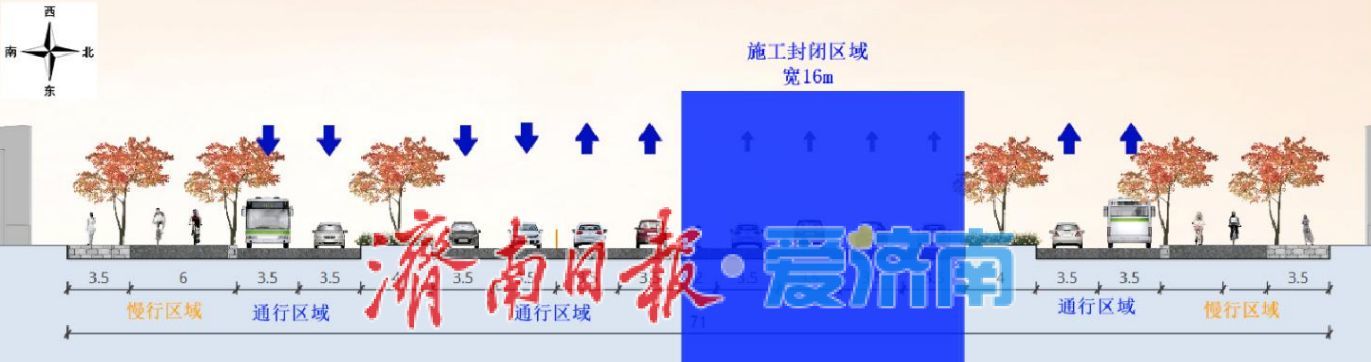 出行注意！经十路（医学大道-燕山立交）整体养护提升工程9月6日启动