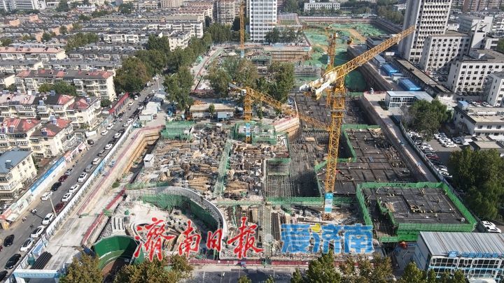 项目强省会｜槐苑文化体育公园项目地下结构施工成效初现