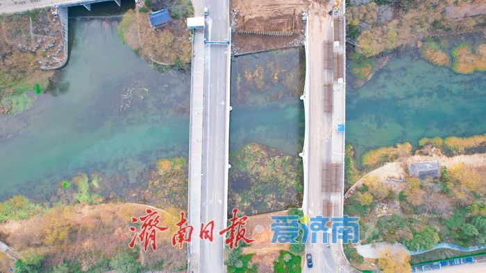 冬日济南小清河 尽显生态美