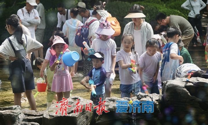 一年四季 泉在济南丨济南五龙潭清泉石上流 奏响夏日清凉曲