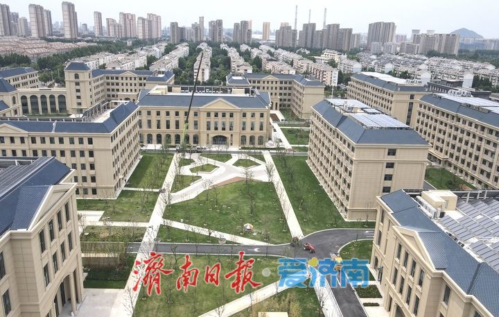 济南盛福片区这座高中本月底前建成