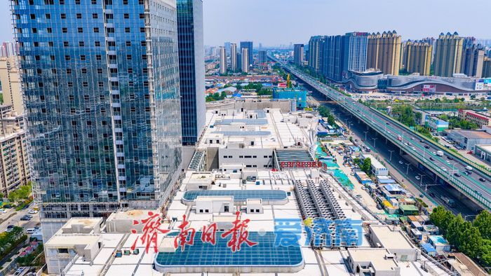 新东站片区安置一区保障房项目加速推进 现代综合体雏形初显
