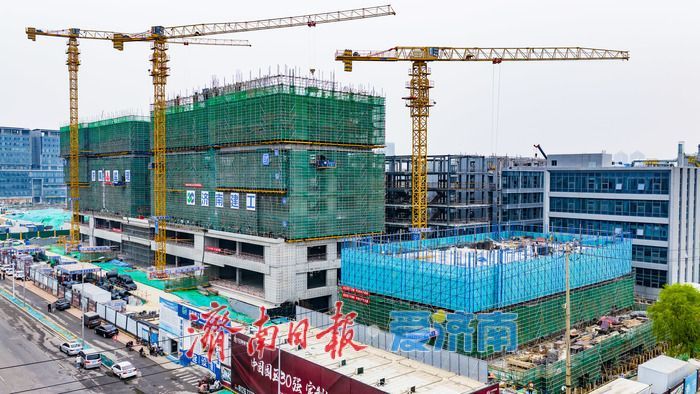 济南时代未来科技城E区建设提速 项目初具规模