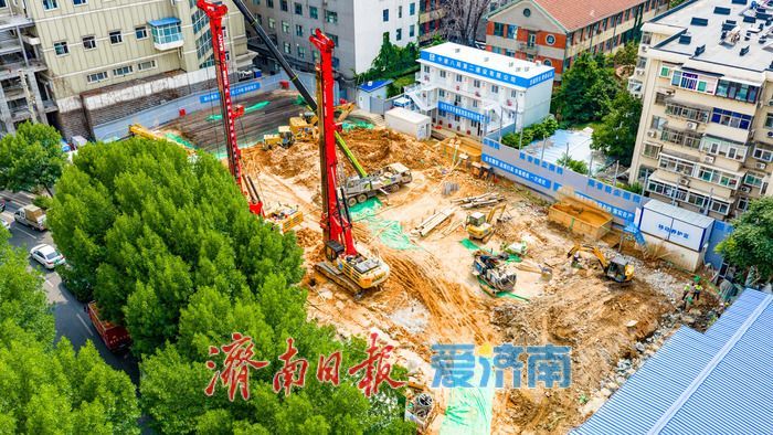 齐鲁医院医技综合楼开工建设 百年三甲再启扩容升级