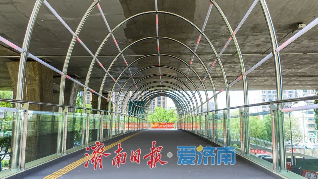 助力泉城交通升级，4座人行天桥将于“五一”假期前投入使用