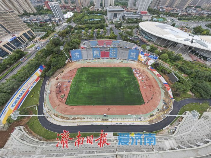 历城区体育中心体育场改造进入冲刺阶段，全力确保鲁超济南赛区首秀