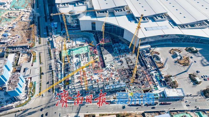 济南西客站片区将添217米新地标 山东国际会展中心配套项目雏形已现