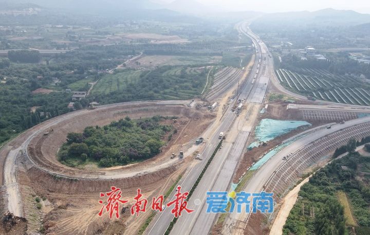 既有车道4改8，济南绕城高速“扩容”迎新貌
