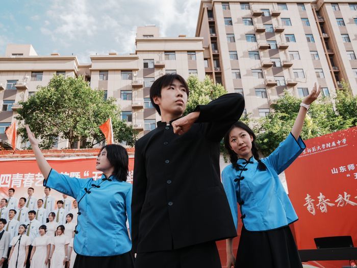 声动校园！山东师大附中“五月的鲜花”合唱节超燃开唱！