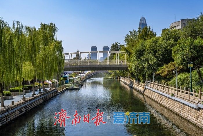 一年四季 泉在济南丨环城公园：碧水绕城，绘就城市生态画卷