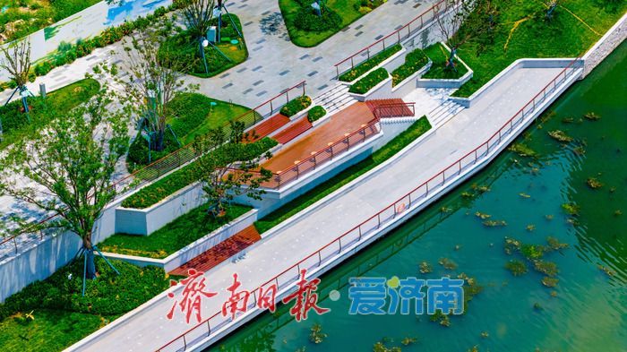 旧河焕新颜！济南全福河景观提升完工 泄洪河道变身滨水公园